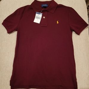 NWT Boys Ralph Lauren Short Sleeve Polo Shirt (Size 7)